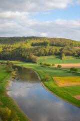 Fototapeta na wymiar Landscape on the country in Germany.
