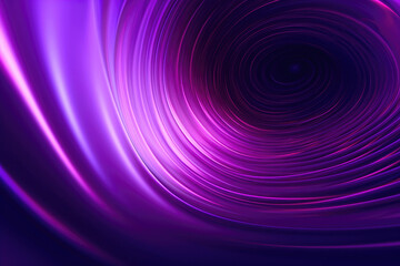 Fototapeta premium Enchanting Violet Spiral: Mystical Background Design. Generative AI