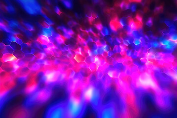 Vibrant Neon Lights. Generative AI