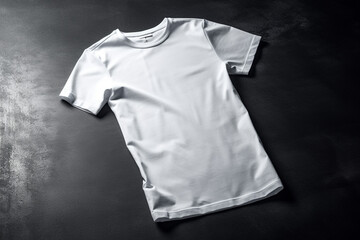 white t shirt mockup. Generative AI