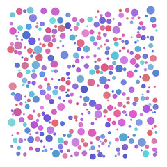 Colorful random point, bubble background.	