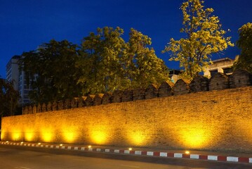 Thapae gate at chiangmai ,thailand - 619565014