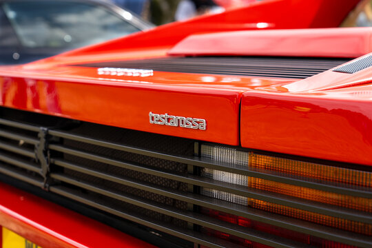 Ferrari Testarossa Rear Badge and Grille
