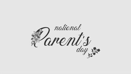 national parents day, background template Holiday concept