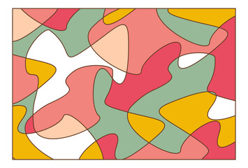 Creative geometric colorful classic background with pattern, soft colors