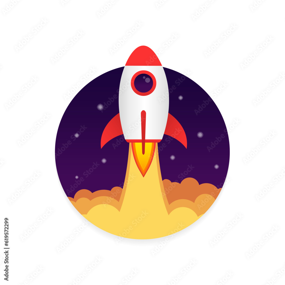Poster start up business template of boost your business. modern flat design concept of web page design for