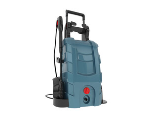Fototapeta premium Pressure washer isolated on transparent background. 3d rendering - illustration