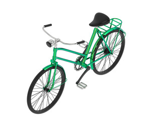 Fototapeta na wymiar Bicycle isolated on transparent background. 3d rendering - illustration