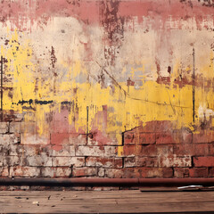 Obraz premium Urban Edge: Grunge Mixed Media Background for Journal Page with Raw and Edgy Runge Aesthetic, Generative AI