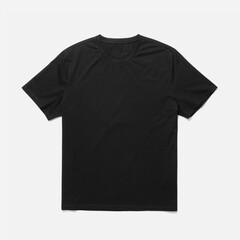 black slim cotton Tshirt