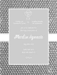 first comunion invite