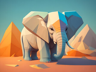 low poly, elephant, animal, animals, geometric, mandala, grey, abstract animal, abstract art, low poly art, low poly, triangles, geometry, nature, cool, low, poly, elephants, modern, africa