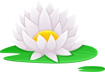 Water lily clipart