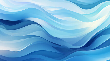 Fototapeta premium Blue wavy background