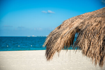 Nice view of the beach and ocean.