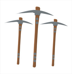 axe isolated on white