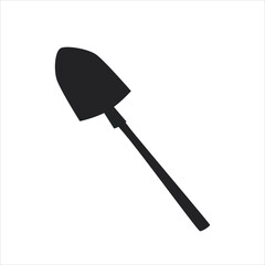 Simple shovel icon