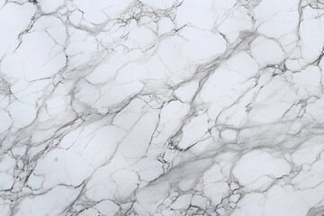 Classic white marble texture featuring beautiful natural patterning. Generative AI