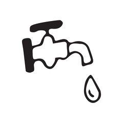 ecology. nature. protection of nature. trees. water. petrol. pack. biodegradable items. preserve nature. environment protection. clean water. EPS 10. on a white background. black color. lines. doodle.