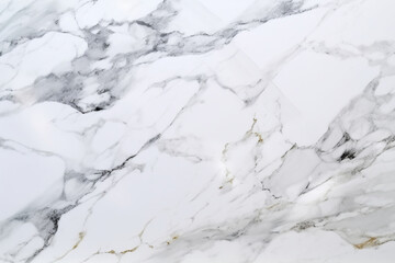 Obraz premium Natural patterned white marble texture, perfect for elegant designs. Generative AI