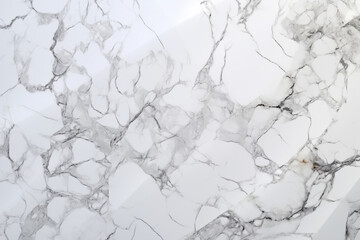 Obraz premium Nature-inspired white marble texture, ideal for sophisticated designs. Generative AI