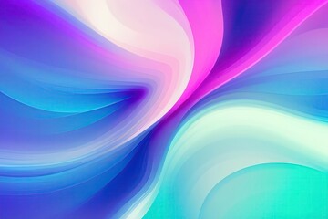 softness of motion in abstract forms with shades of blue and purple