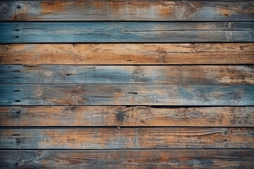 Fototapeta premium Vintage weathered vibrant wooden backdrop Generative AI