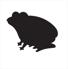 Frog illustration cute