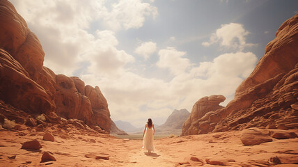 Travel and tourism in the desert in Egypt