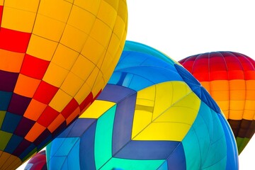 Enchanting Dawn Adventure: Colorful Hot Air Balloon Soaring in Majestic 4K Splendor