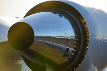 Incredible Close-Up of Jet Engine Power: Small Private Jet Airplane's Thrusting Propulsion in Stunning 4K Resolution