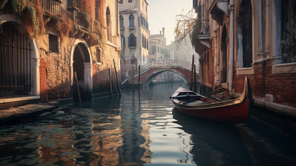 Obraz na płótnie Canvas Canals in Venice Italy