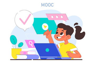 MOOC. Massive open online course. Modern approach to learning