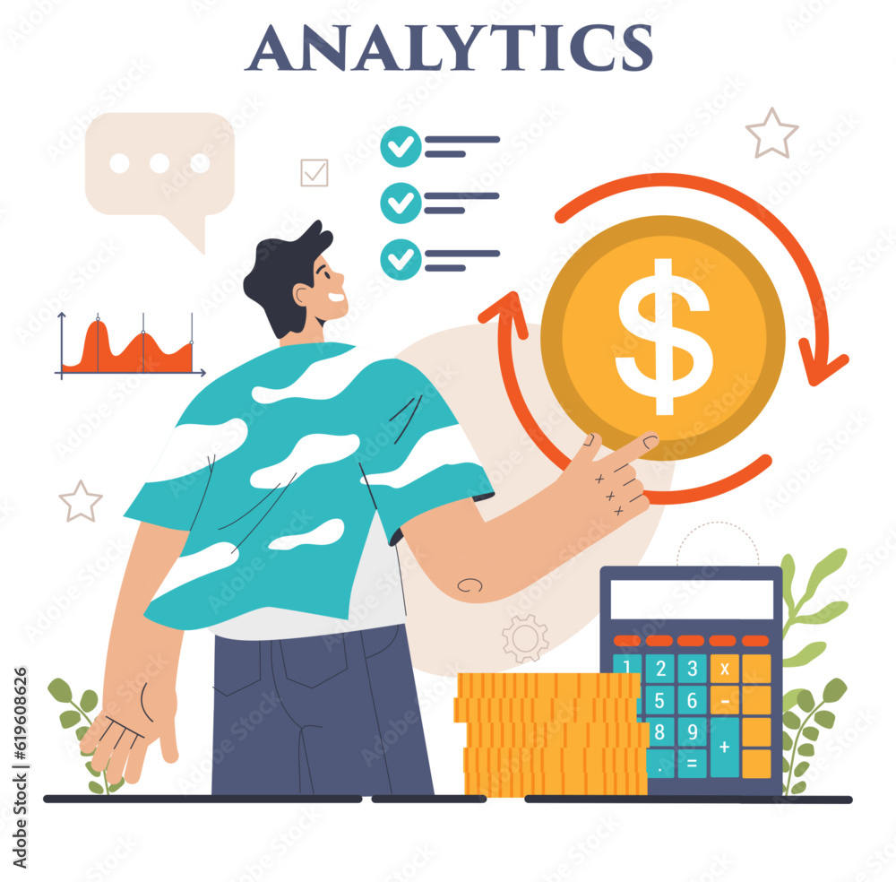 Poster business analytics. data examination and strategy development