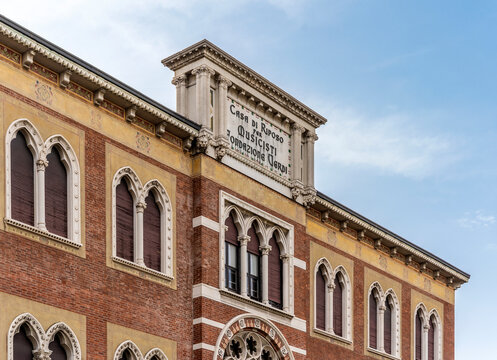 Casa Verdi, also called "Rest home for musicians", a nursing home for retired opera singers and musicians founded by Italian composer Giuseppe Verdi, where he's buried, in Milano, Italy