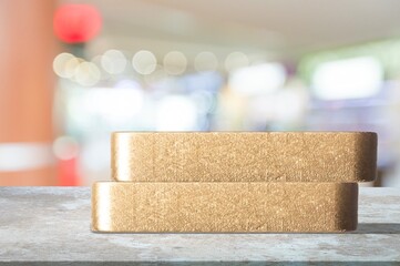 Wooden blocks and text 'Human behavior'.