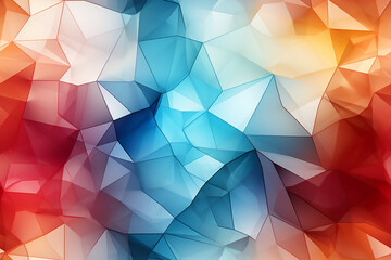 Fototapeta premium abstract colorful seamless background pattern. Generative Ai