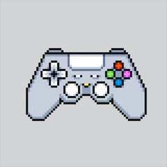 Pixel art illustration Joystick. Pixelated Joystick. Console joystick controller icon pixelated for the pixel art game and icon for website and video game. old school retro.