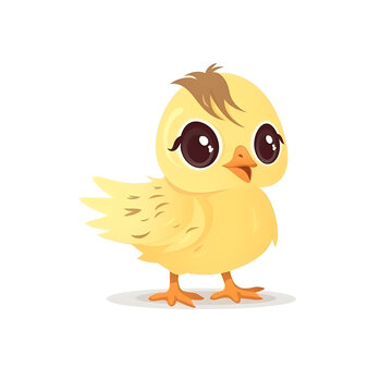 Charming chick clipart in lively colors