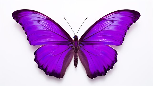 beautiful butterfly png, purple blank painted butterfly with wings spread out flying insect