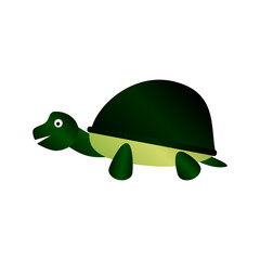Turtle icon on white.