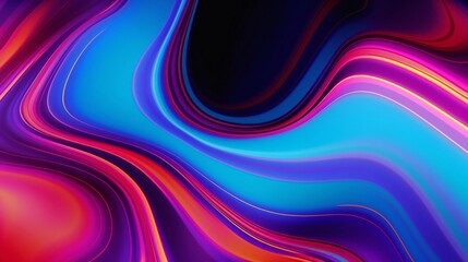 A vibrant and dynamic abstract background with flowing wavy lines