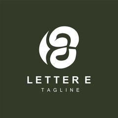 Fototapeta premium E Letter Logo, Education Vector, Simple E Alphabet Design, Illustration, Symbol, Template, Brand