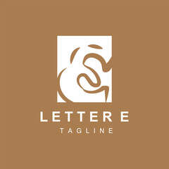 E Letter Logo, Education Vector, Simple E Alphabet Design, Illustration, Symbol, Template, Brand