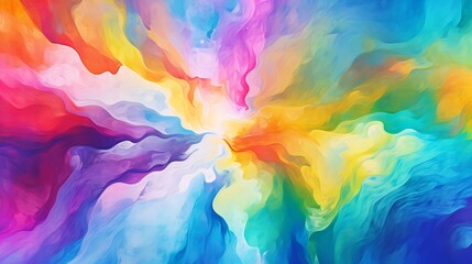 A vibrant and colorful abstract background with a multitude of different hues and shades