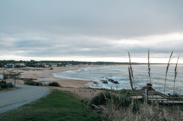 Sunrise at Playa del Desplayado in the tourist city of La Pedrera in Uruguay.