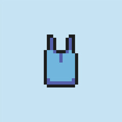 this is Costume icon in pixel art with simple color with blue background this item good for presentations,stickers, icons, t shirt design,game asset,logo and your project.