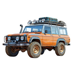 Off road car dirt car jeep suv off road vehicle 4x4 four wheel drive dirty car land cruiser png...