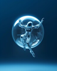 The robot in the ball