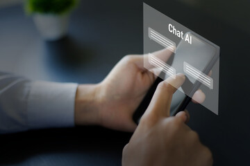 スマホとチャットボット Chat AI and Smartphone chatbot